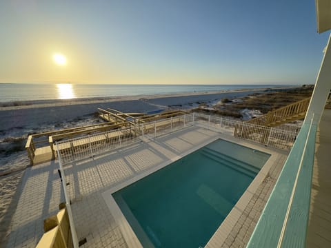 Brand new private heated pool
