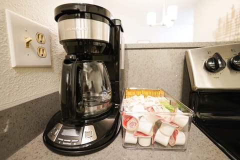 We provide coffee and tea for your convenience