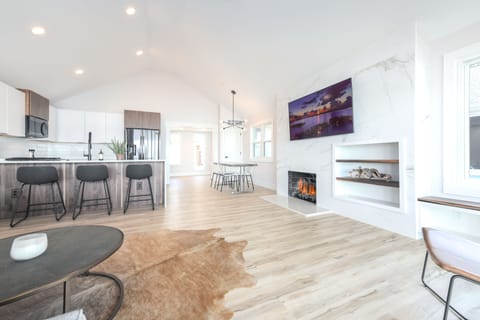 View from the deck looking in. 