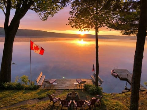 You’re a morning person here. Coffee on the dock is the highlight of the day.