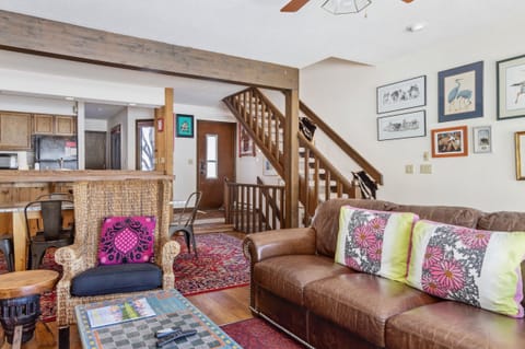 Living Room looking into Dining Area and Kitchen