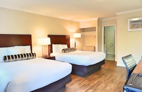 Standard Room, 2 Queen Beds | Premium bedding, desk, WiFi (free), individually decorated