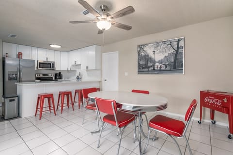 Dining area of kitchen