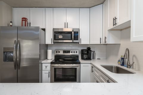 Fully stocked kitchen