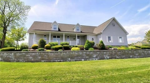 Front of House faces toward lake