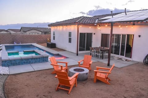 Beautiful sunsets by the pool
