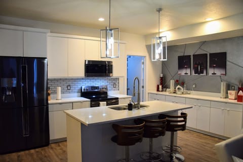Kitchen, Living Room, Laundry, and half bathroom on 2nd floor