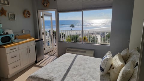 Enjoy our ocean view from your bed or balcony