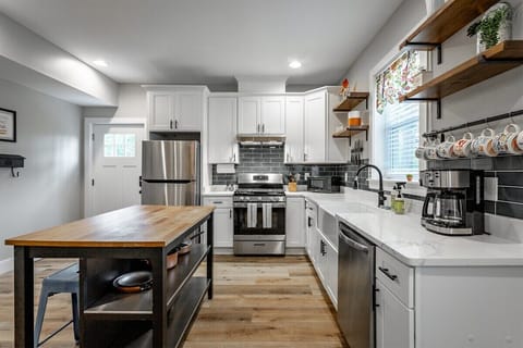 Fully stocked kitchen