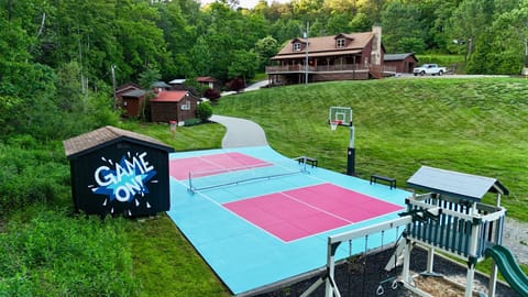 Drumroll Please.... Your very own private pickleball court in the backyard!