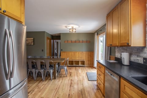 Coat hooks and cubbies