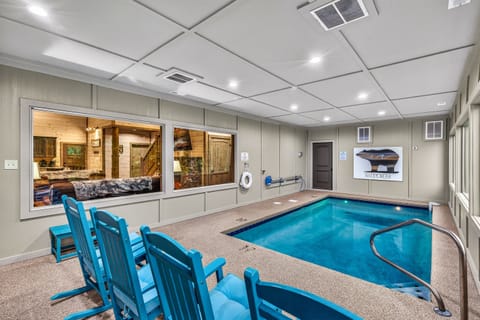 Your kids will be so surprised when they see the indoor pool. All-season indoor pool for fun even in the winter! Kids love playing in the generous pool that is heated to 82 degrees. You view the pool right from the living room!