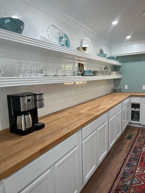 Fully stocked kitchen 