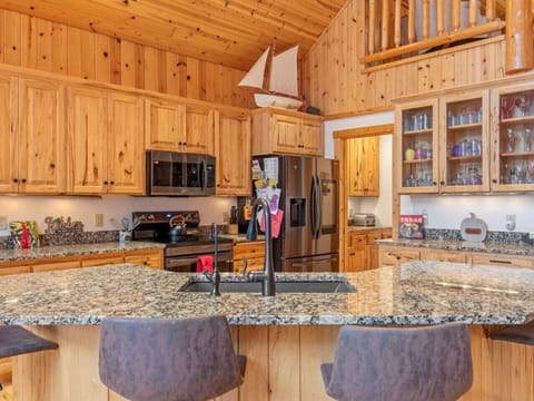 Fully equipped kitchen offering modern appliances for a home-cooked experience.