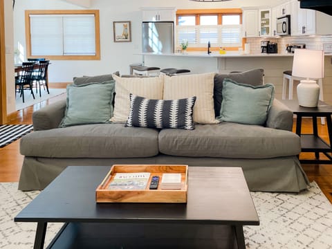 Sink into our new sofa and enjoy your favorite book or shows