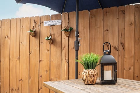 Just relax! Back patio included.
