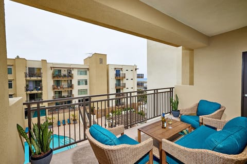Balcony Ocean and Pool View