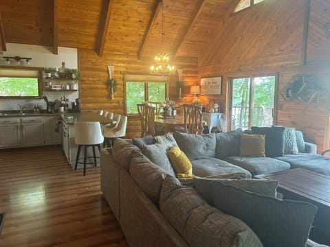 Main Floor Kitchen, Living and Dinning Area