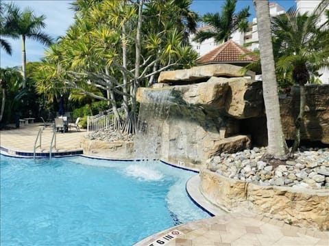 Waterfall at Resort pool