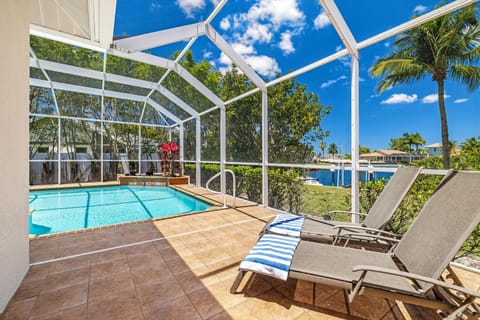 Villa Sienna has plenty of lounging by the pool