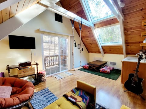 The skylight lounge is undoubtedly the main attraction at our house.