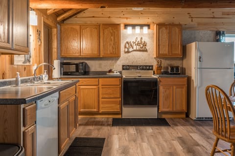 Fully stocked kitchen