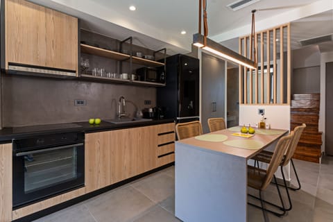 A fully equipped kitchen for culinary wonders.