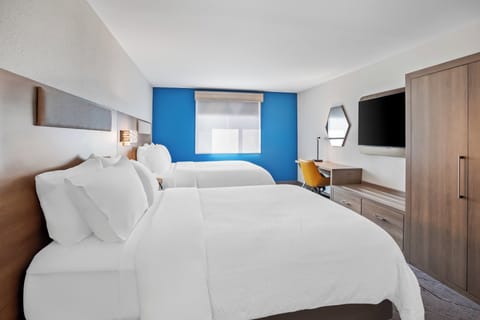 Blackout drapes, iron/ironing board, free WiFi, bed sheets