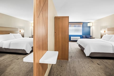 Blackout drapes, iron/ironing board, free WiFi, bed sheets