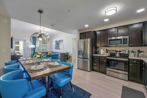 Kitchen and dining area