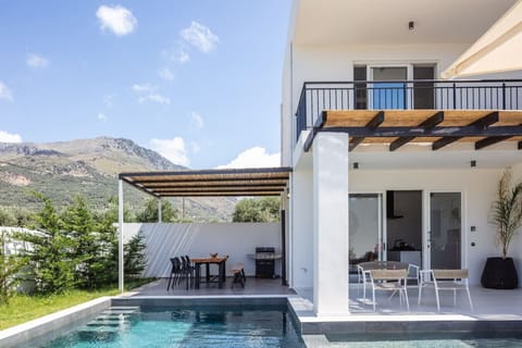 Step out into your own private pool surrounded by lush calmness.
