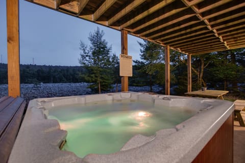 Get ready to relax and recharge in this luxurious hot tub!