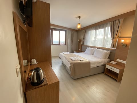 Deluxe Double Room | Premium bedding, desk, laptop workspace, soundproofing