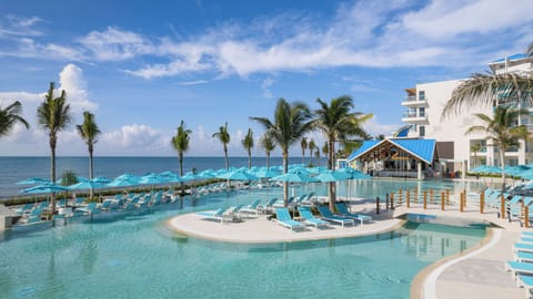 3 outdoor pools, open 7:00 AM to 7:00 PM, cabanas (surcharge)