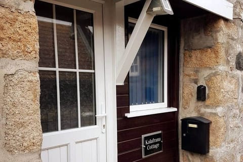 Kalafrana Cottage front entrance with Keysafe