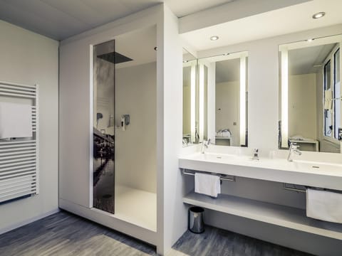 In-room safe, blackout drapes, soundproofing, free cribs/infant beds