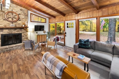 The oversized windows floods the space with natural light!