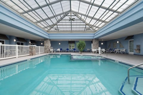 Indoor pool, open 10:00 AM to 11:00 PM, sun loungers