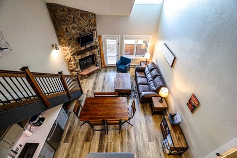 Overhead view of Living Area