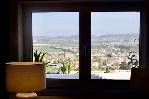Windows from living spaces to valley views.