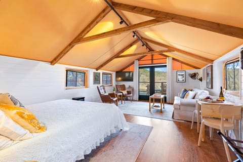 Tent interior