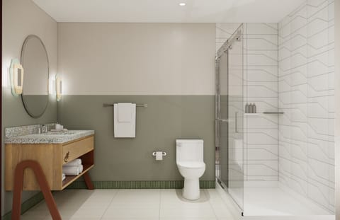 Free toiletries, hair dryer, towels