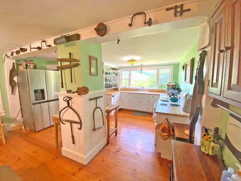 Kitchen and antique tool decor