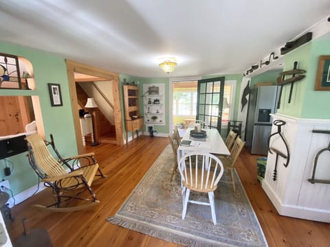 Dining room view as you enter from entry way porch