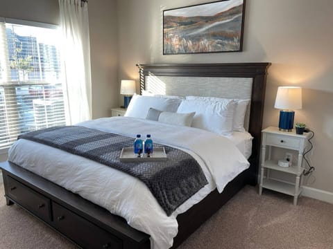 Premium king bed with dreamy Frette linens.