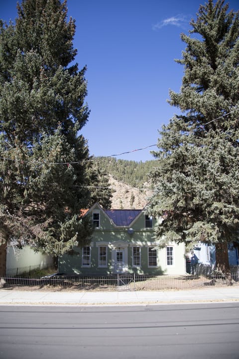 Front of the home and where the street parking is!