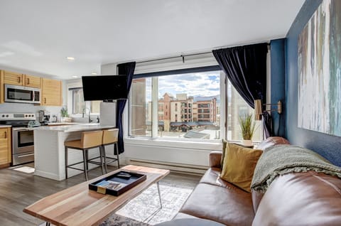 Living area and view from window