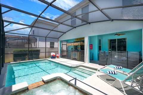 Cool off in your Private Pool & Spa at Villa Ichabod