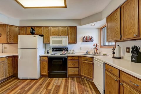 The kitchen is equipped with everything needed for your family