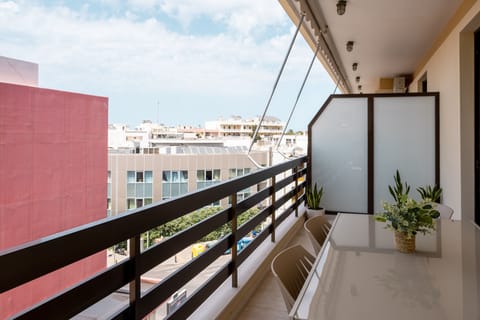 The outdoor magnific balcony